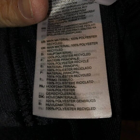 adidas Mens Medium Black Full Zip Front Pockets Track Jacket Activewear Size M - Picture 11 of 11